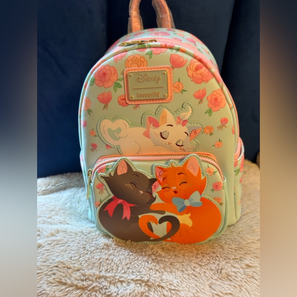 Loungefly Disney The Aristocats Sleeping Kitties Mini Backpack